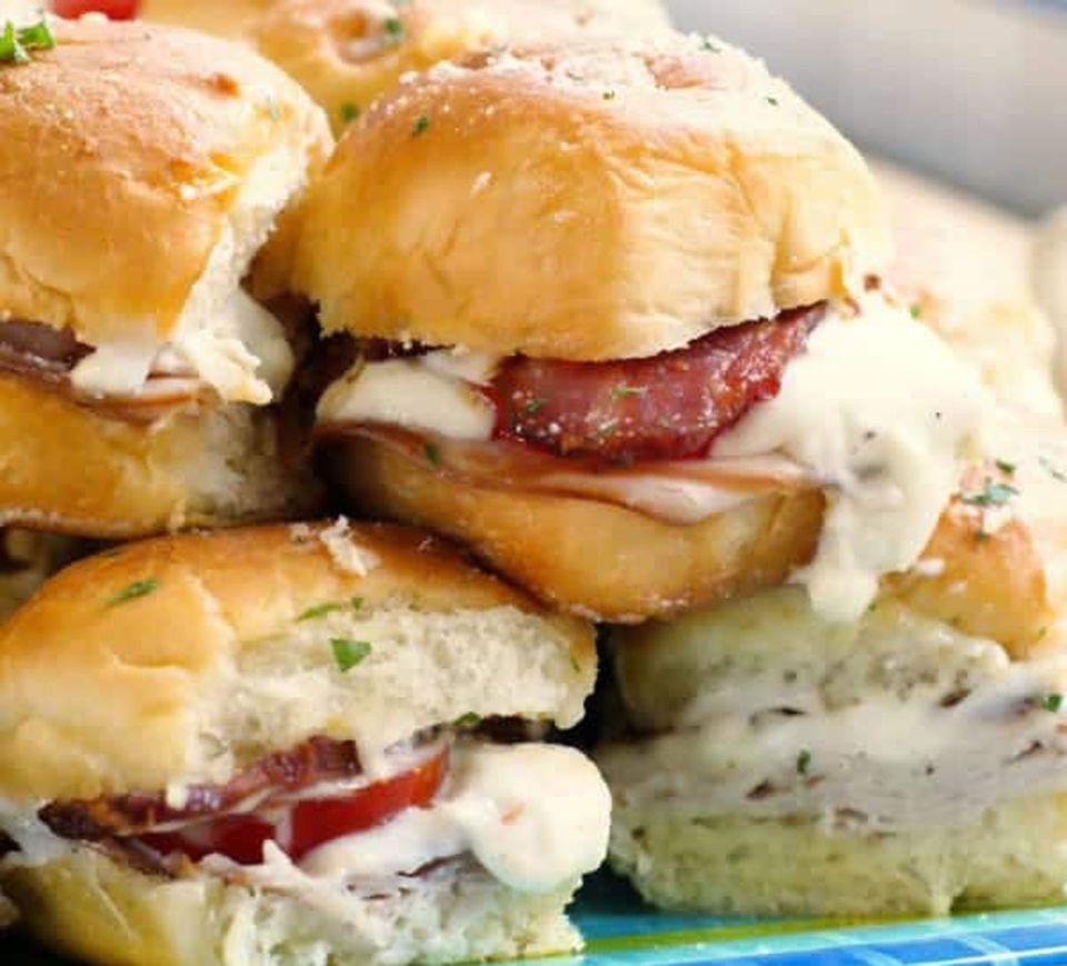 Kentucky Hot Brown Sliders